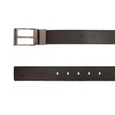 Shiffie 35mm Reversible And Adjustable Belt in Black And Ebony Leather